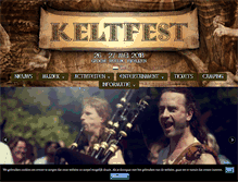 Tablet Screenshot of keltfest.nl